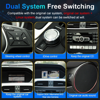 Autoradio multimédia 10,25 pouces DSP AM/FM pour Mercedes Classe C 2011-2013 Système NTG 4.5 Lecteur vidéo GPS intégré Caméra de recul