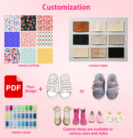 Sepatu Hot Sale 5.5 CM untuk Boneka 14 Inch, Sepatu Mini Kartun Fashion DIY untuk Boneka Perempuan