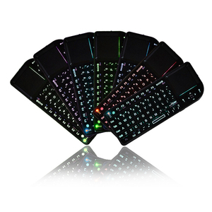 Portable Ergonomic <strong>Wireless</strong> Silent RGB <strong>Backlit</strong> <strong>Keyboard</strong> - Product Image 1