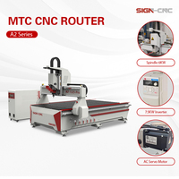Venta Directa de Fábrica, Router CNC para Trabajar Madera con Motor Servo AC A2 1325 para la Industria del Mueble