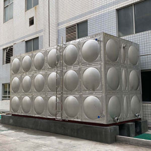 Réservoir en acier inoxydable soudé SS304 316 pour le stockage d'eau, 3000, 5000, 10000 gallons/litres, réservoir d'eau sectionnel en acier pressé - Product Image 4