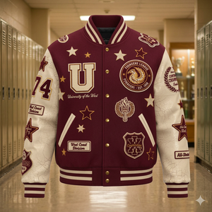 Silver Satin Varsity Jacket Custom Sublimation Sports Team Logo Letterman Baseball Bomber <b>Coat</b> High Quality Bulk Supply - Product Image 3