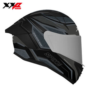 Casques de moto intégraux NOUVEAUX avec grand spoiler, double visière, boucle à dégagement rapide, tailles S-XXL, XXP VINDICATOR SPIKE DOT ABS - Product Image 2