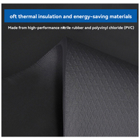Feuille d'isolation en mousse de caoutchouc, isolation thermique, rouleau de mousse de caoutchouc NBR PVC, insonorisation, isolation thermique pour conduits d'air et murs