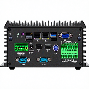 Mini PC industriel embarqué en alliage <span class=keywords><strong>d</strong></span>'aluminium, dissipant la chaleur, Intel Core i7, Windows, Linux, Ubuntu, mini ordinateur de bureau - Product Image 1