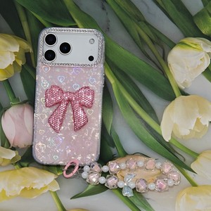 Funda <span class=keywords><strong>de</strong></span> Lujo para Teléfono Iphone 12 13 14 15 Pro Max con Diseño <span class=keywords><strong>de</strong></span> Mariposas y Lazos, Funda Naranja para Teléfono Móvil para Mujer, Compatible con 17 Pro Max - Product Image 1