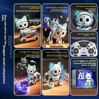 Jouet éducatif intelligent Doraemon pour enfants, robot IA d'apprentissage en plastique, télécommandé, pour garçons et filles de 13 ans, Fête des Enfants