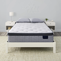 Matelas Lit King Size Queen Size Roulé à Ressorts Ensachés en Mousse à Mémoire de Forme au Latex Naturel pour Hôtel 5 Étoiles, 8/10/12/14 Pouces, Gel Sommeil, Livré en Boîte