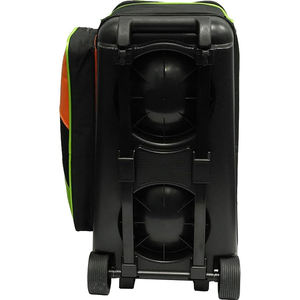 Factory Prime Double Roller 2 Ball Bowling <b>Bag</b> <b>with</b> Large Separate <b>Compartment</b> for Bowling <b>Shoes</b> Retractable Handle - Product Image 2