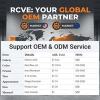 Chariot pliable avec auvent et fonction de freinage, capacité 130L, en tissu Oxford 600D, chariot d'extérieur – Vente chaude directe usine
