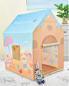 Tente de sport d'intérieur bricolage gratuit rangement facile cabane de jeu lavable <span class=keywords><strong>tipi</strong></span> pop-up pour l'interaction parent-enfant enfants jeux en plein air bébés - Product Image 4