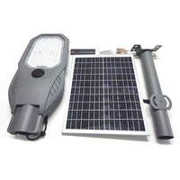Lampe solaire de rue tout-en-un réglable 400W, étanche IP67, puissance réelle 28W, panneau solaire 35W, batterie 30AH pour routes extérieures