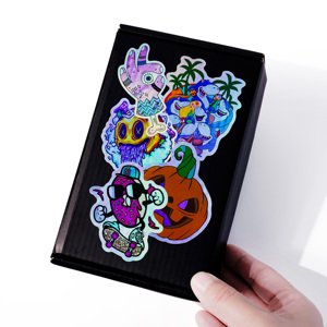 Không thấm nước tùy chỉnh Vinyl Sticker chết cắt phim hoạt hình PVC Vinyl Holographic lấp lánh long lanh sticker với thiết kế của riêng bạn - Product Image 6