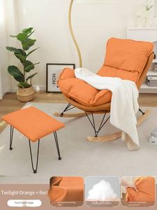 Gỗ vải đặt nhà commode nằm ngả xoay giải trí Rocking Chair với bedpan - Product Image 5