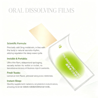 Comprimés buccaux Halal personnalisés OEM sous marque privée, bandes de film orales, supplément alimentaire oral dissolvable, dissolution rapide, bandes de film orales