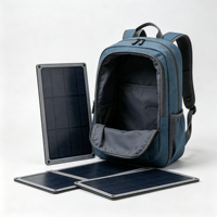Sac à dos pour appareil photo bleu, sac de photographie avec ouverture frontale, compartiments rembourrés, sac à dos pour ordinateur portable, adapté aux photographes en voyage