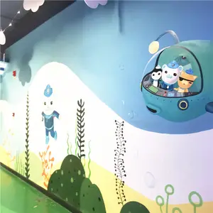 Autocollant mural avec imprimé vinyle pour enfants, sticker personnalisé, amovible