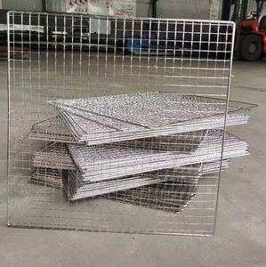 Kim Loại Bền Hình Chữ Nhật Tròn <span class=keywords><strong>Bbq</strong></span> Grill Lưới Nướng Thịt Nướng Lưới - Product Image 6