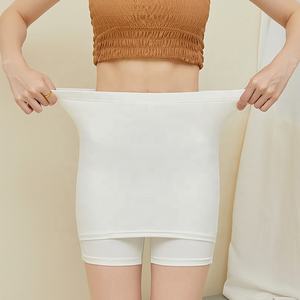 Pantalon de sécurité taille haute en soie glacée sans couture pour femme, <span class=keywords><strong>sous</strong></span>-jupe d'été, Boxer, <span class=keywords><strong>sous</strong></span>-vêtements moulants et moulants, 40548 - Product Image 5