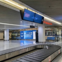 Affichage des informations des départs aériens, cadre en aluminium, 12V basse tension, affichage FIDS suspendu au plafond