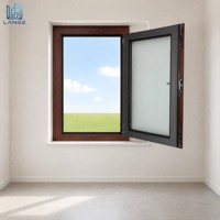 Fenêtre Modulaire Polyvalente LANGE en Bois et Aluminium, Installation Facile, pour Maison Préfabriquée ou Véranda