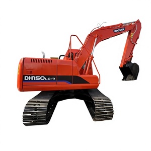 รถขุดตีนตะขาบ Doosan DH150LC-7 มือสอง ขนาด 15 ตัน รุ่นปี 2022 วาล์วไฮดรอลิก Kawasaki เครื่องยนต์สำหรับงานก่อสร้างและงานดิน - Product Image 1