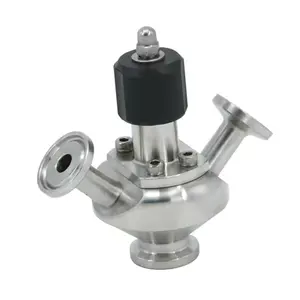 Factory Direct Sells Sterilization Manual Clamp Sample Sampling Valves With Two Port
