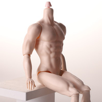 Prix d'usine BJD 1/6 Échelle PVC Corps de Robot MZ Homme 13 Articulations 30cm Fourniture E-commerce Transfrontalier Matériaux DIY Jouets