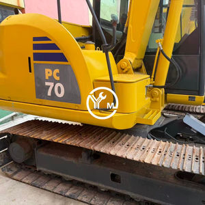 Mini-excavatrice hydraulique Komatsu PC70 d'occasion, conception à balancement de la queue zéro, PC10 PC20 PC30 PC40 PC50 PC55 PC60, mini-excavatrices à vendre - Product Image 4
