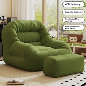 Lazy Sofa Bean <b>Bag</b> Reclining Sleeping <b>Small</b> Sofa Bedroom Balcony Living Room Leisure Relaxing Comfort Chair - Product Image 5
