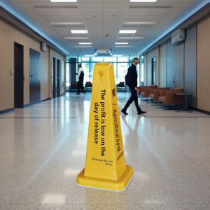 Kare uyarı konisi park uyarı işareti sarı dikkat ıslak zemin koni - Product Image 3