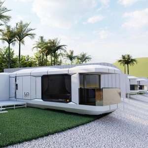 OEM Sleek Lines Space Capsule Hôtel Villa Projet Solution Taille/Aménagement pour Salon École Cuisine Chambre à coucher - Product Image 6