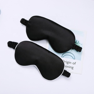 Mascarilla para dormir de viaje Mascarilla para dormir Seda satinada Logotipo personalizado Mascarillas para dormir - Product Image 5