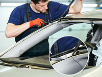 Couteau à colle pour vitres de voiture, spatule de nettoyage multifonctionnelle pour le démontage de pare-brise