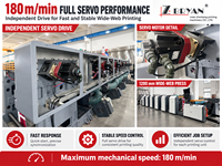 Nouvelle machine d'impression flexographique entièrement automatique à servomoteurs, 180 m/min, pour la production de gobelets en papier et d'impression de cartes