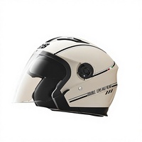 Casque de moto BYB certifié classe 3C, nouvelle norme nationale, pour femmes, utilisation universelle quatre saisons, anti-buée, double visière amovible