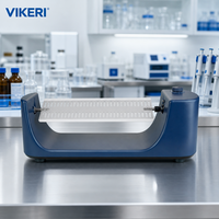 Mélangeur rotatif médical VIKERI MX-RL-E 0-80 tr/min, style tournebroche, affichage numérique, protection IP21, entraînement par moteur DC pour laboratoire