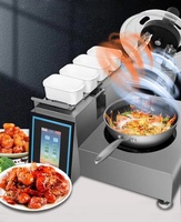 Machine de cuisson automatique Machine à riz frit intelligente Restaurant de cantine Robot de cuisson Mélangeur de pâtes chaudes épicées
