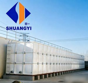 ถังเก็บน้ำแบบขึ้นรูปหมุน 25000 ลิตร 50000 ลิตร 70000 ลิตร ถังเก็บน้ำไฟเบอร์กลาส FRP ขนาด 6x6x2 เมตร 6x4x3 เมตร สำหรับตลาดออสเตรเลียและแอฟริกา - Product Image 1