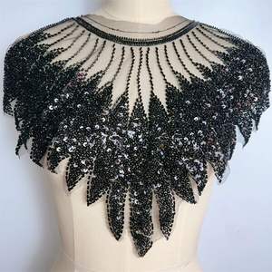 Shan tamaño libre mujer oro <span class=keywords><strong>plata</strong></span> lentejuelas boda chal mujer negro <span class=keywords><strong>Bolero</strong></span> señora Sexy boda <span class=keywords><strong>fiesta</strong></span> capa - Product Image 4