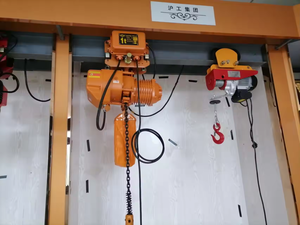 Polipasto de cadena eléctrico pequeño de alta calidad 220V 5 toneladas Polipasto de cadena eléctrico de elevación HSY - Product Image 3