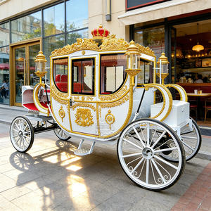 Vagoneta de lujo eléctrica, perfecta para festivales, bodas, carruaje de caballos en venta - Product Image 3