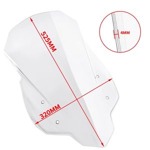 Moto Pare-Brise Pare-Brise Vent Déflecteur Visière Pour <span class=keywords><strong>Honda</strong></span> CB500X 2016 17 <span class=keywords><strong>2018</strong></span> 2019 2020 <span class=keywords><strong>CB</strong></span> <span class=keywords><strong>500</strong></span> X <span class=keywords><strong>CB</strong></span> 500X Accessoires - Product Image 4