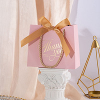 Custom Luxury Tote Bags Cosmetics Jewelry Wedding Boutique Shopper Shopping Custom Small Gift Paper Bags with logo