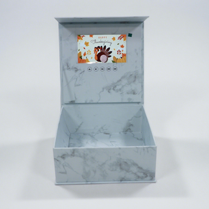 Mới đến tùy chỉnh lễ hội đặc biệt thiết kế video bao bì hộp cứng nhắc Màn hình LCD hiển thị video player Hộp quà tặng từ - Product Image 2