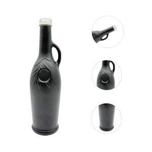 Bottiglie in Vetro Piatto di Alta Qualità con Capacità di 750ml <span class=keywords><strong>e</strong></span> 650ml per Tequila, Liquori <span class=keywords><strong>e</strong></span> Altre Bevande - Product Image 3