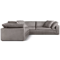 Meubles de salon, canapé en cuir véritable confortable, canapé sectionnel, canapé moelleux, artisanal, en bois, pour hôtel, bureau, club