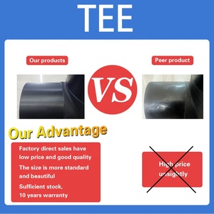 HDPE ống nhựa Phụ Kiện Giá thấp bằng <span class=keywords><strong>TEE</strong></span> <span class=keywords><strong>Reducer</strong></span> <span class=keywords><strong>PE</strong></span> chữ thập stub End stub bích khuỷu tay cho cấp nước hepd phụ kiện đường ống - Product Image 2