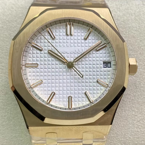 Reloj Mecánico de Lujo para Buceo, de la Mejor Calidad, Resistente al Agua, 41 mm, Fábrica ZF, Movimiento ETA 4302, 15500, Zafiro Luminoso, Oro Rosa - Product Image 1