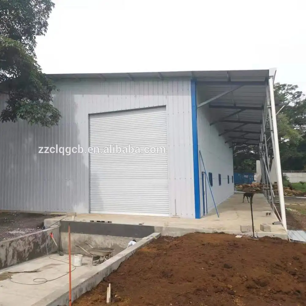 Construcción de estructura de Metal, Instalación rápida, diseño personalizado, logística de acero prefabricada, almacén pequeño, construcción/Hangar